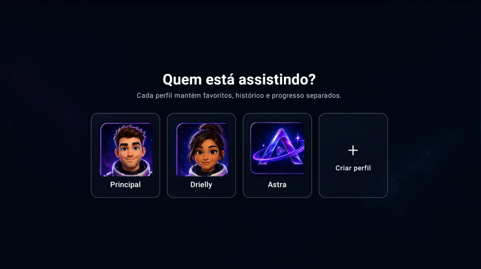 Perfis do Astra4K